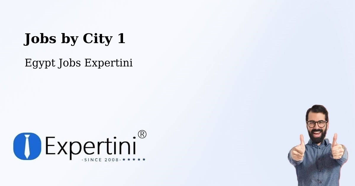 City Jobs in Egypt - Expertini