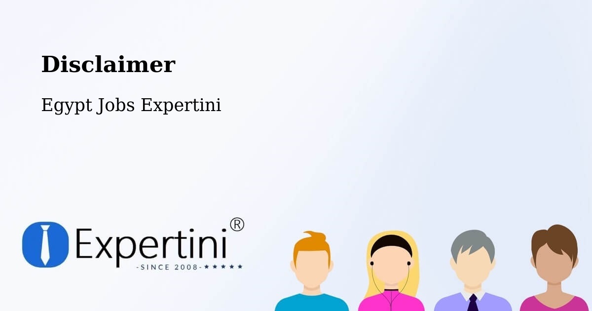 Disclaimer – Tanda - Egypt Jobs Expertini