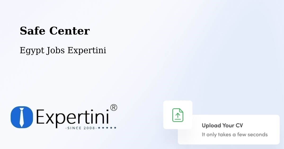 Safety Center – Tanda - Egypt Jobs Expertini